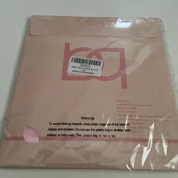 Bonnet Queen Medium Pink Hair Bonnet - Picture 5 of 7